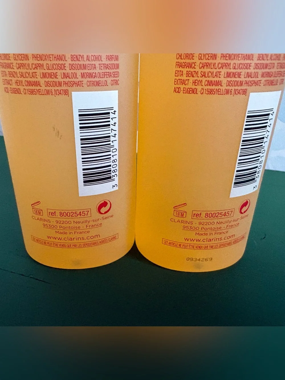 Clarins One-Step Facial Cleanser 6.8 oz.X 2 bottles